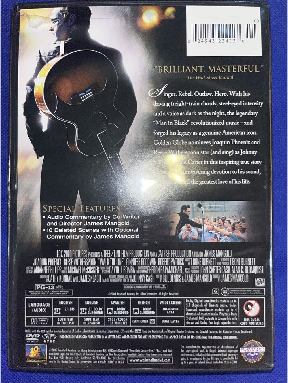 Walk the Line (DVD, 2005) - Picture 2 of 2
